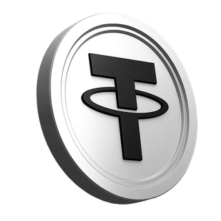 Ícono de Tether USDT ubicado en el área de confianza de la comunidad de trading